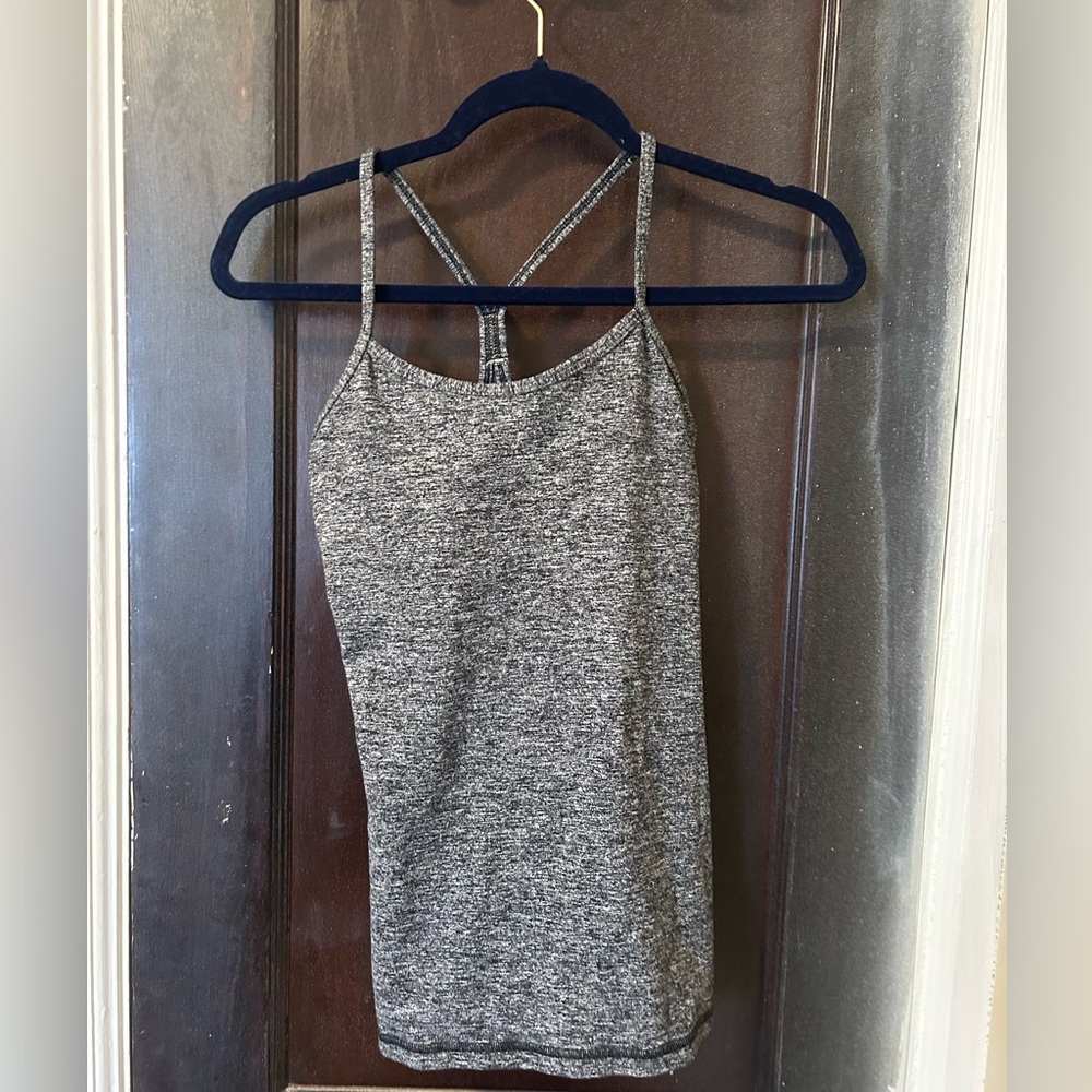 Lululemon tank top heather grey size 2